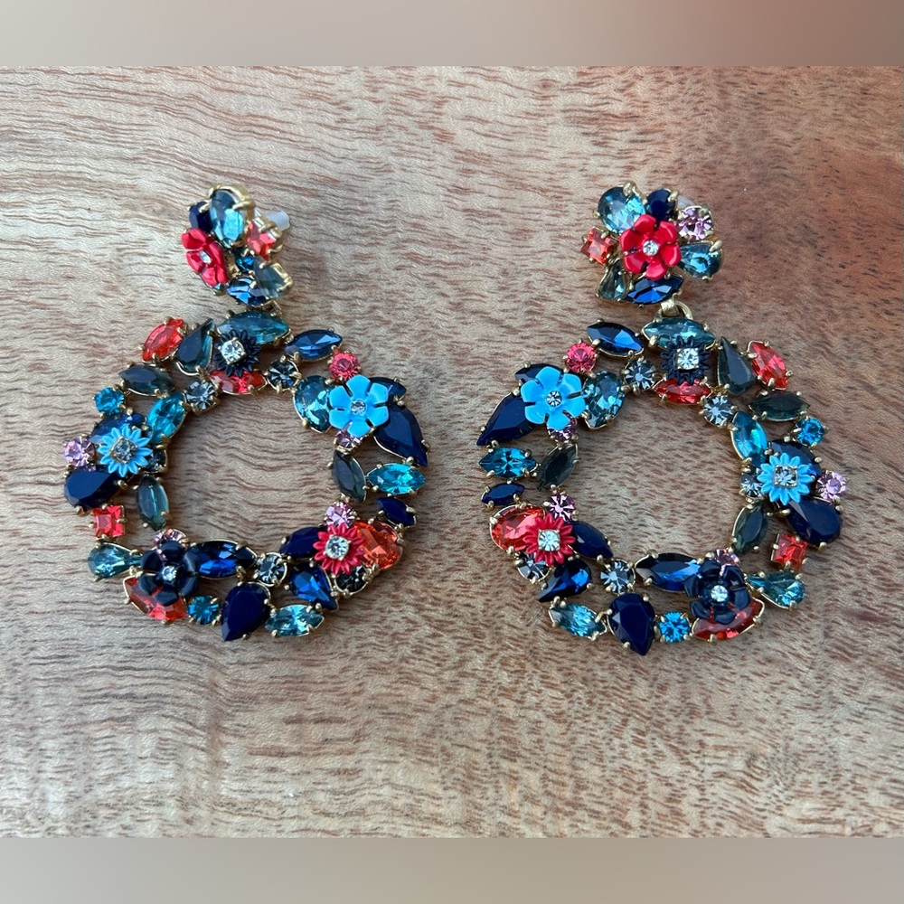 Never worn J.crew earrings